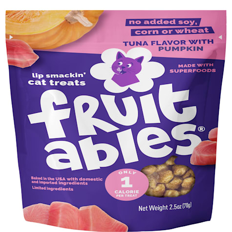 Fruitables Tuna and Pumpkin Deliciously Healthy Cat Treats