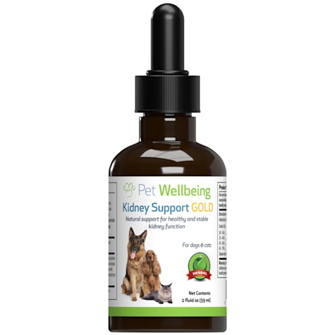 Pet Wellbeing Gold Natural Kidney Disease Support Supplement for Dogs