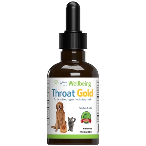 Pet Wellbeing Gold Natural Cough & Throat Soother Supplement for Dogs