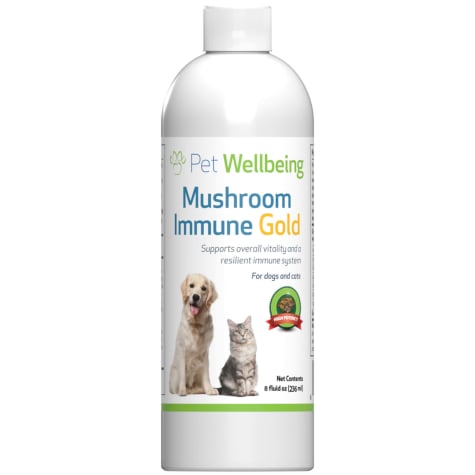Pet Wellbeing Mushroom Immune Gold Natural Cat & Dog Cancer Support Supplement