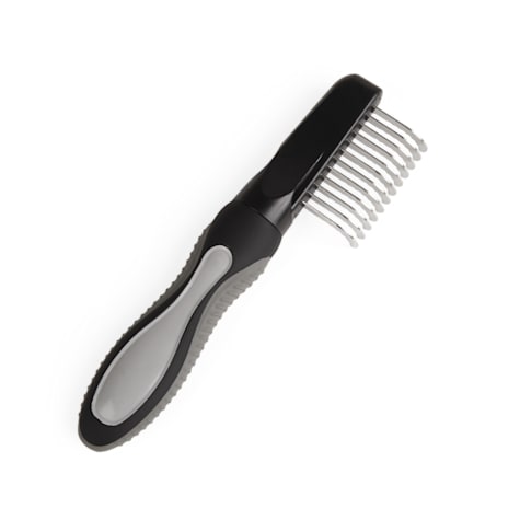 Well & Good Black Undercoat Curved Dog Comb