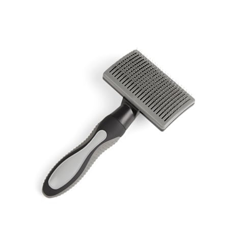 Well & Good Black Self-Cleaning Slicker Dog Brush
