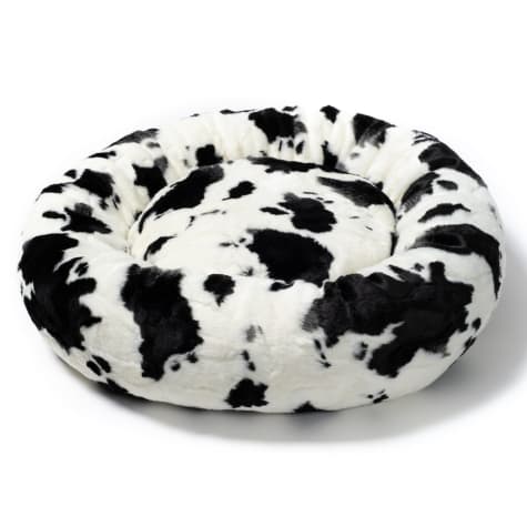 Mau Lifestyle Cowhide Fluffi Donut Cat Bed