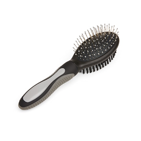 Well & Good Black Combo Pin & Bristle Cat Brush