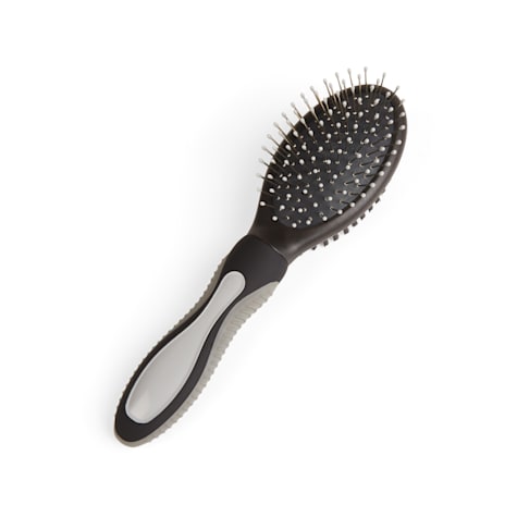 Well & Good Black Combo Pin & Bristle Dog Brush