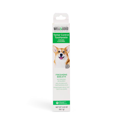 Well & Good Tartar Control Toothpaste for Dogs, Chicken Flavored