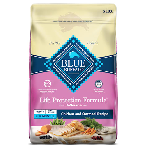 Blue Buffalo Life Protection Formula Chicken & Oatmeal Small Breed Dry Puppy Food