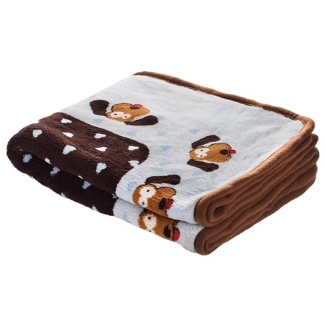Snuggle Puppy Blue Snuggle Blanket For Pets
