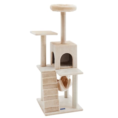 Sam's Pets Cream Double Decker Cat Tree