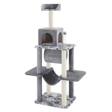 Sam's Pets Gray Dazzle Scratching Cat Tree