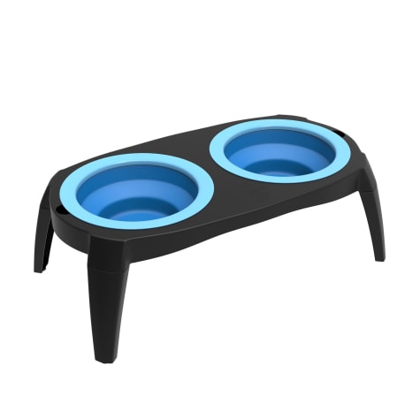 Pet Adobe Blue Elevated Pet Bowls