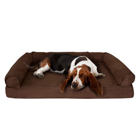Pet Adobe Brown Orthopedic Pet Sofa Bed