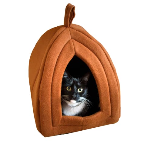 Pet Adobe Brown Igloo Cat Tent
