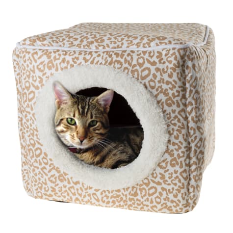 Pet Adobe Enclosed Cave Cat Bed