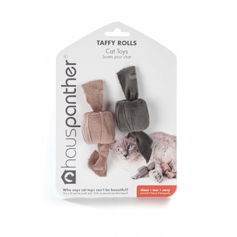 Hauspanther Collection by Primetime Neutral Taffy Roll Cat Toys
