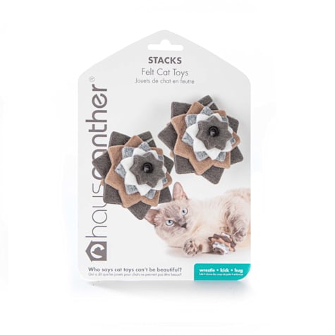Hauspanther Collection by Primetime Neutral Stacks Cat Toys