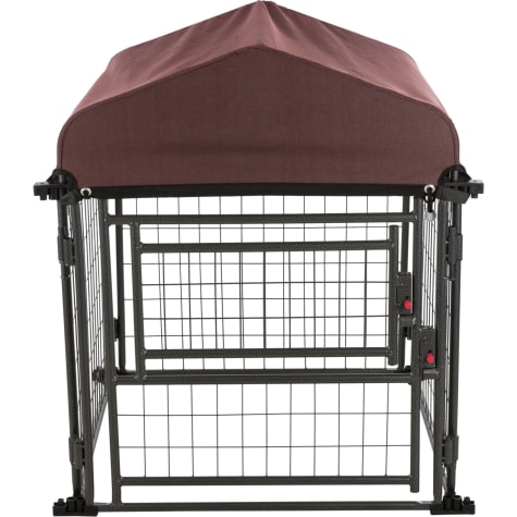TRIXIE Deluxe Outdoor Dog Kennel with Cover and Secure Lock