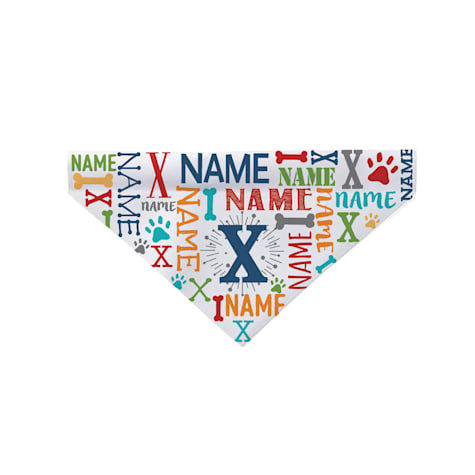 Custom Personalization Solutions Primary Name Dog Bandana