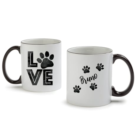 Custom Personalization Solutions Love My Pooch Personalized Coffee Mug