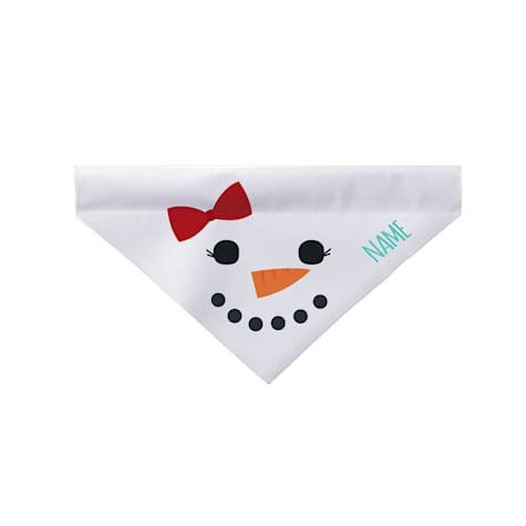 Custom Personalization Solutions Snowdog Girl Dog Bandana