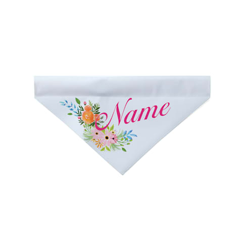 Custom Personalization Solutions Floral Dog Bandana