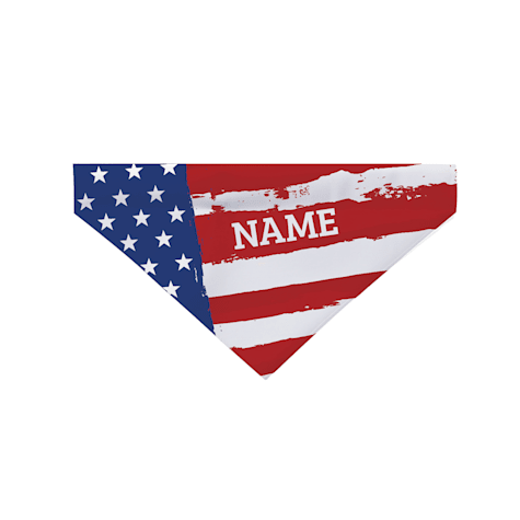 Custom Personalization Solutions America Dog Bandana