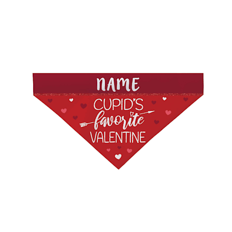Custom Personalization Solutions Cupid's Favorite Valentine Dog Bandana