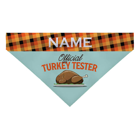 Custom Personalization Solutions Turkey Test Dog Bandana