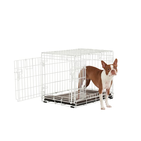 EveryYay White 2-Door Dog Crate
