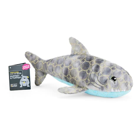 Leaps & Bounds Shark Tough Plush Dog Toy