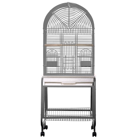A&E Cage Company Platinum 701 Opening Dome Top Cage With Removable Stand