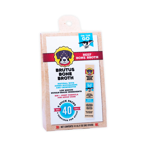Brutus Bone Broths On The Go Beef Hip & Joint Formula Dog Food Topper