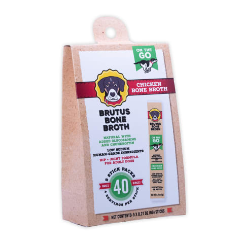 Brutus Bone Broths On The Go Chicken Hip & Joint Formula Dog Food Topper