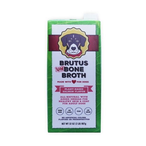 Brutus Bone Broths Skin & Coat Formula Salmon and Vegetable Flavored Dog Food Topper