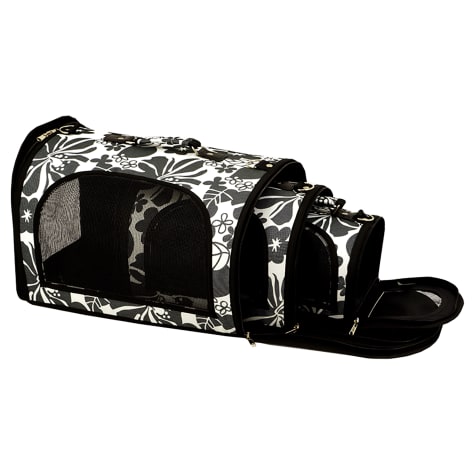 A&E Cage Company The Excursion in Black Large Soft Sided Travel Carrier