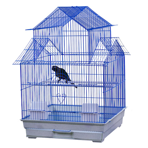 A&E Cage Company House Top Cage in Blue