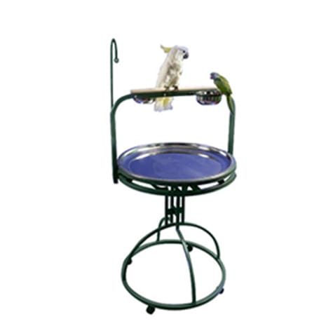 A&E Cage Company Black Play Stand with Toy Hook