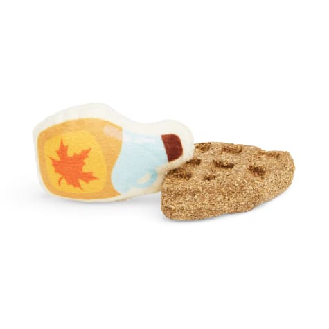 Leaps & Bounds Compressed Catnip with Syrup and Waffle Cat Toy