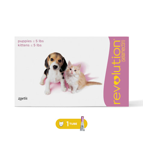 Revolution Topical Solution for Puppies and Kittens up to 5lbs