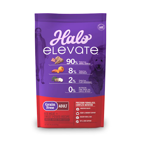 Halo Elevate Dog Grain Free Red Meat Recipe Dry Food