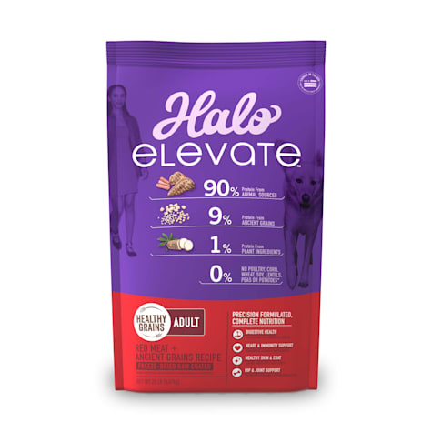 Halo Elevate Dog Healthy Grains Red Meat Recipe Dry Food