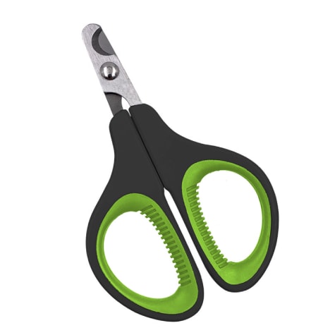 Pet Life 'Mini Razor' Green Grooming Pet Nail Clipper for Small Breeds Puppies and Cats