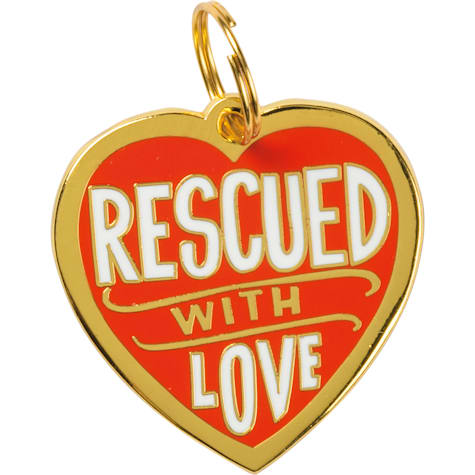 Primitives by Kathy Rescued With Love Collar Charm