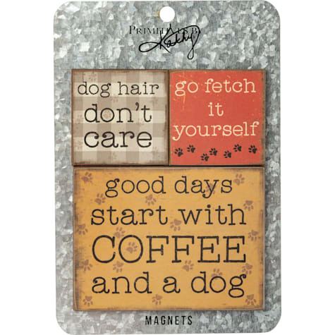 Primitives by Kathy Dogs Magnet Set