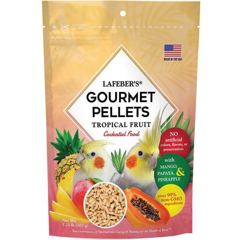 Lafeber's Tropical Fruit Pellets Cockatiel Dry Food