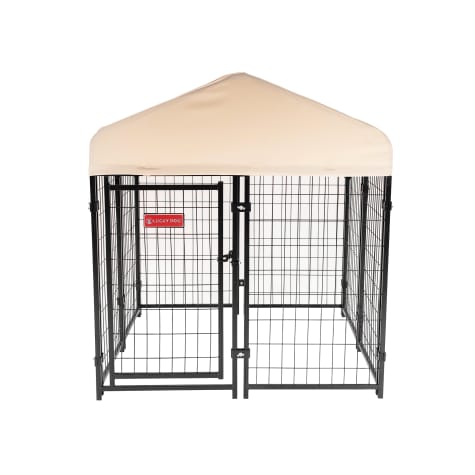Lucky Dog Khaki STAY Series Jr. Kennel