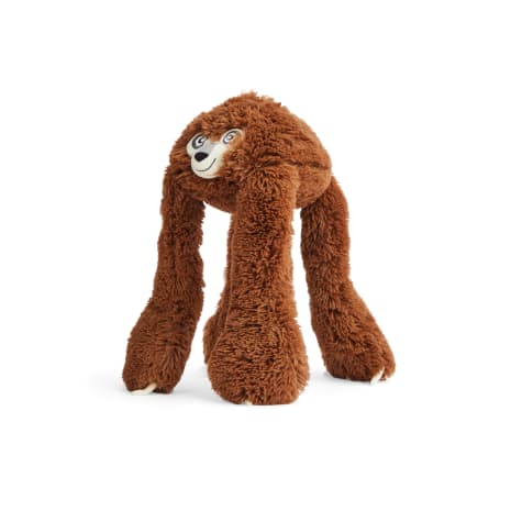Leaps & Bounds Brown Long-limb Sloth Dog Toy