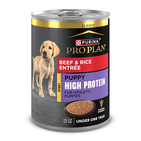Purina Pro Plan Sport High Protein Beef & Rice Entree Formula Wet Puppy Food