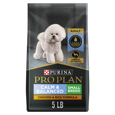 Purina Pro Plan Adult Calm & Balanced Chicken & Rice Formula Small Breed Dry Dog Food
