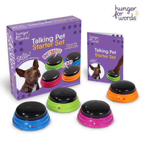 Hunger for Words Talking Starter Dog Toy Set
